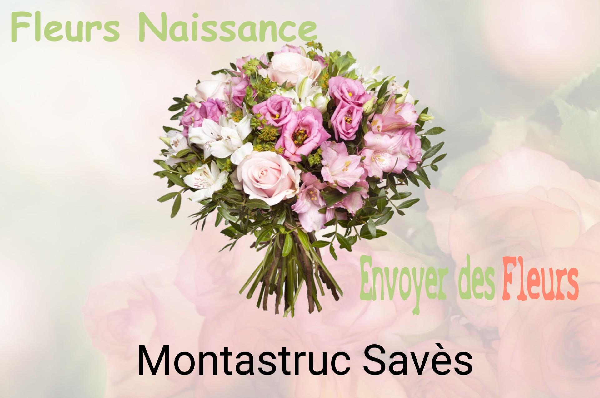 Bouquet de fleurs de naissance livré à Montastruc-Savès